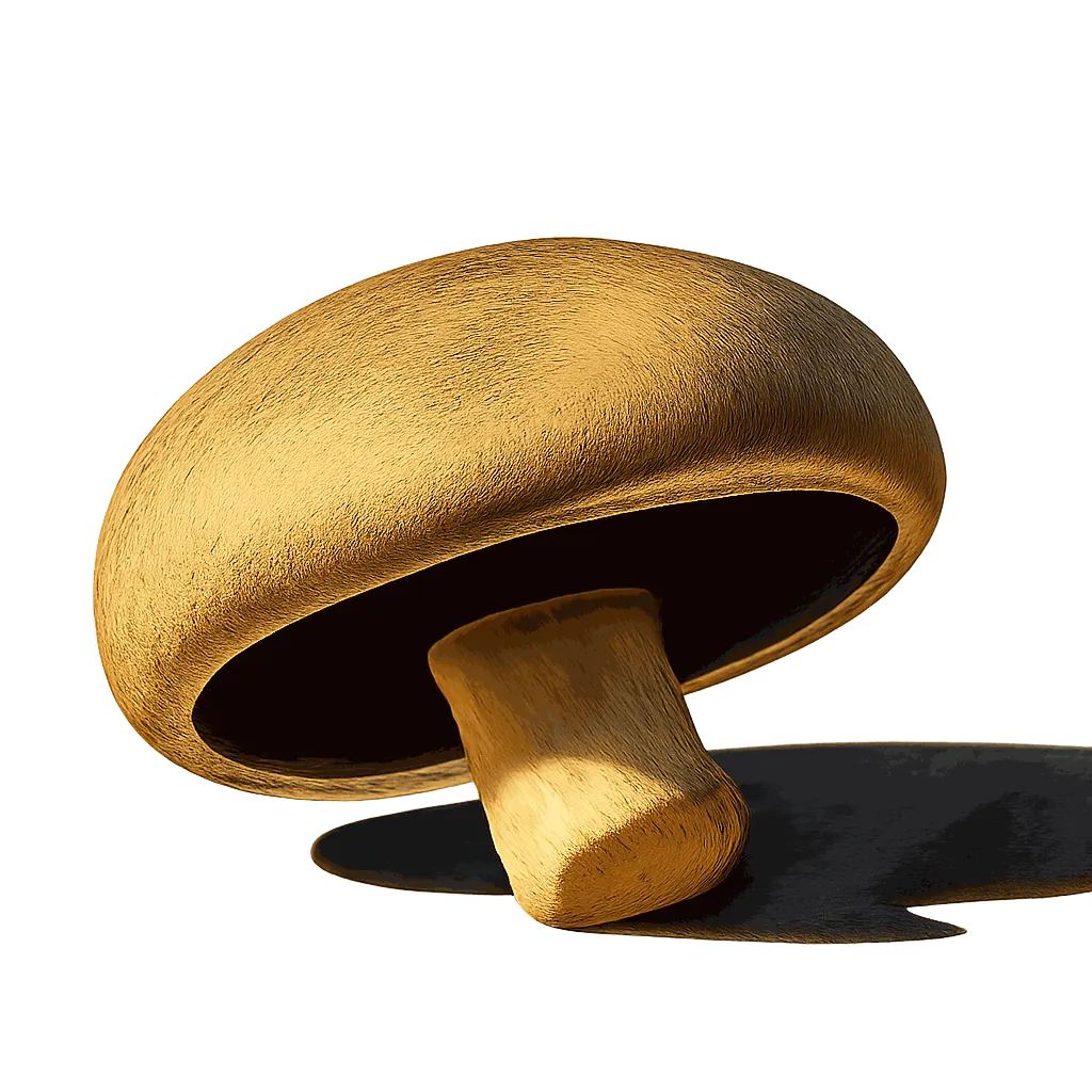 Flat mushroom
